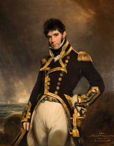 Portrait du capitaine Gilbert Heathcote RN
