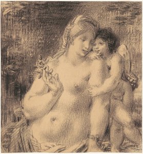 Nu avec Cupidon