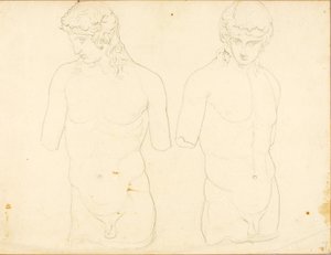Eros (Vatican n° 250), deux vues - William Page