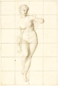Vénus guidant Eneas et les Troyens vers le rivage latin (étude de Vénus) - William Page