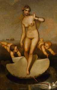 Vénus guidant Énée et les Troyens vers le rivage latin