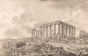 Temple de Jupiter Panhellenios à Égine - William Pars