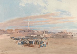 La place du marché, Tanta, Égypte