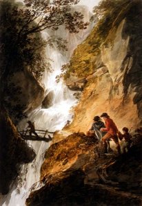 Paysage avec une Cascade