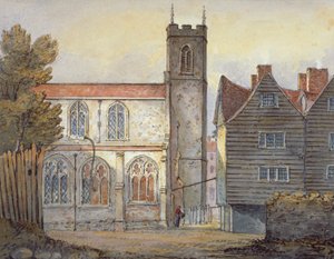 Église Sainte-Catherine près de la Tour, Stepney, Londres, 1815