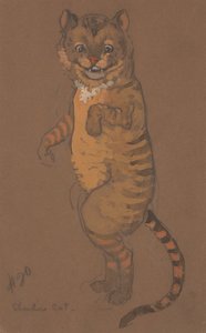 Costume de Chat du Cheshire pour Alice au Pays des Merveilles - William Penhallow Henderson