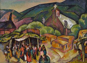 Jour de fête : San Juan Pueblo - William Penhallow Henderson