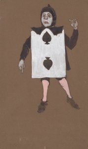 Costume du Deux de Pique pour Alice au pays des merveilles, 1915 - William Penhallow Henderson