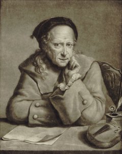 Portrait du violoniste et compositeur Carlo Tessarini 1690-1766, vers 1760