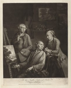 Portrait de William, John et George Smith de Chichester (The Three Smiths; Brothers, and Painters, Natives of Chichester)