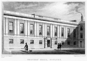 Grocers Hall, Poultry, Londres, 19e siècle