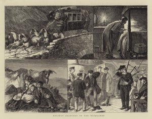 Croquis de vacances dans les Highlands - William Ralston