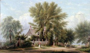 Maison Lent-Rapalye, Bowery Bay, Queens, New York City - William Rickarby Miller