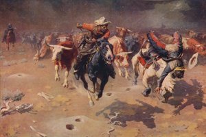 La Débandade, vers 1912