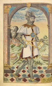 Godfrey Adelmar, de nHonor Military, and Civill, William Segar, pub. Robert Barker, Londres, 1602