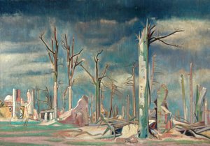 Avenue à Bourlon, Front occidental - William Rothenstein