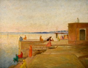 Soirée à Bénarès, Inde