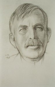 Portrait de Sir Ernest Rutherford (1871-1937) - William Rothenstein