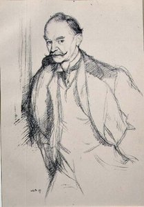 Portrait de Thomas Hardy (1840-1928) de la série 