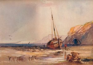 Scène de plage, vers 1840