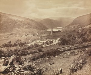 La Vallée de Glendalough, Comté de Wicklow, Irlande, vers 1864