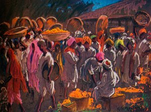Marché aux oranges, Bombay - William Samuel Horton