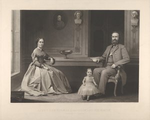 Lieutenant général Thomas J. Jackson et sa famille (Stonewall Jackson) - William Sartain