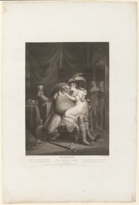 Le Prince Hal et Poins Surprennent Falstaff avec Doll Tearsheet