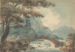 Deux hommes sur un pont