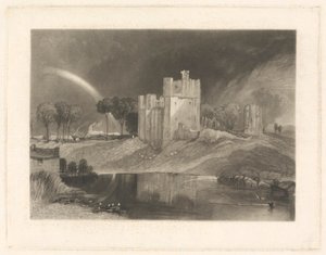 Château de Brougham, près de la jonction des rivières Eamont et Lowther - William Say