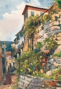 Rue de Falicon (lithographie couleur)