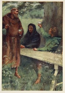 Robin des Bois et le Moine Noir, frontispice de 