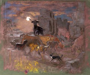 Étude pour Highland Raiders, c.1918