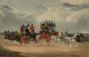 Le courrier de jour de Brighton passant par Hockwood Common