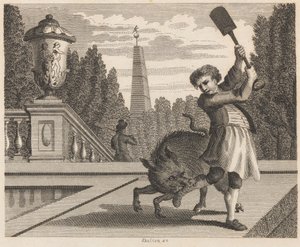 Le jardinier et le cochon