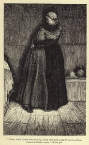 Lentement, pendant que Dinah parlait, Hetty se leva, fit un pas en avant et fut prise dans les bras de Dinah
