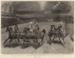 La course de chars au spectacle de Barnum et Bailey, le départ pour la finale - William Small