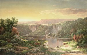 Lac de montagne près de Piedmont, Maryland - William Sonntag
