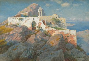 Santa Maria a Cetrella, Anacapri, vers 1892