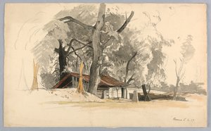 Étude de paysage, Baveno, Lac Majeur, Italie - William Stanley Haseltine