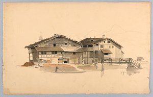 Étude de paysage, Suisse