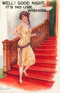 Eh bien, bonne nuit, il ne sert à rien de souhaiter (lithographie couleur)