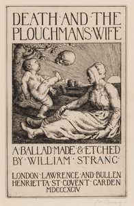 La mort et la femme du laboureur, 1892 - William Strang