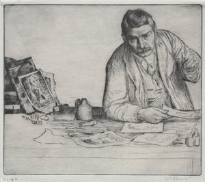 Autoportrait - "Le Graveur" - William Strang