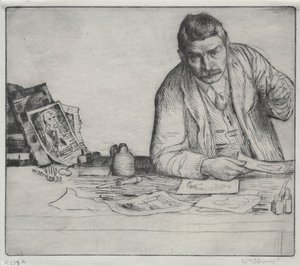 Autoportrait - Le Graveur, 1897 - William Strang