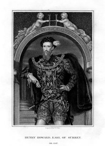 Henry Howard, comte de Surrey, aristocrate et poète anglais, 1829 - William Thomas Fry
