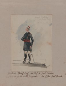 Bimbashi Yusuf Bey A.D.C. au général Beatson commandant les Bashi Bazouks - William Thomas Markham