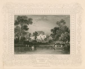 Strawberry Hill, Twickenham, Londres; Lord Waldegrave - William Tombleson