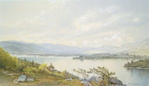 Le lac Squam et les montagnes Sandwich - William Trost Richards