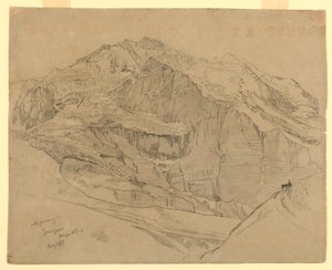 Paysage, Jungfrau, Suisse - William Trost Richards